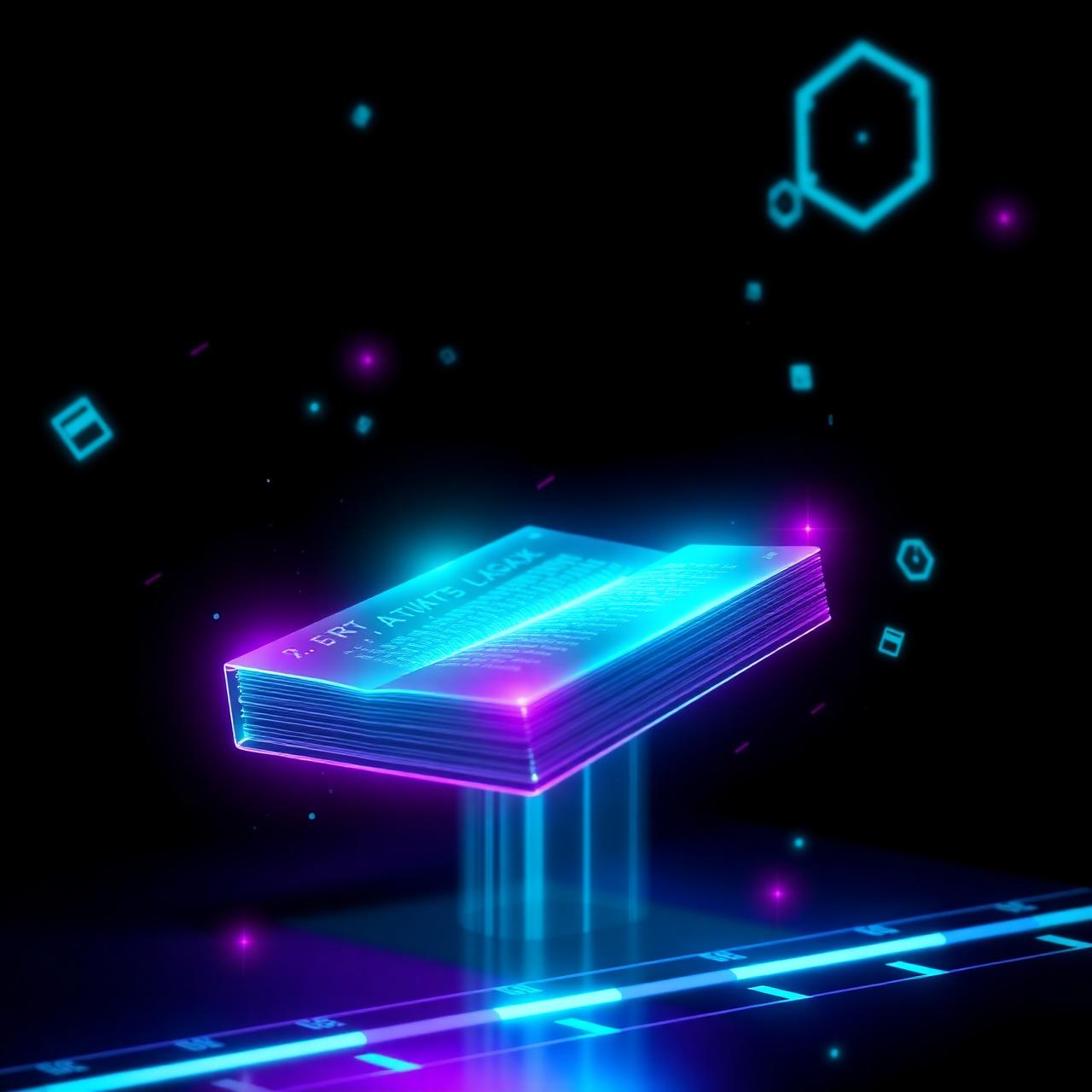 eBook tecnológico holográfico de Comerlinks